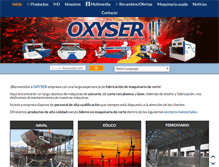 Tablet Screenshot of oxyser.com